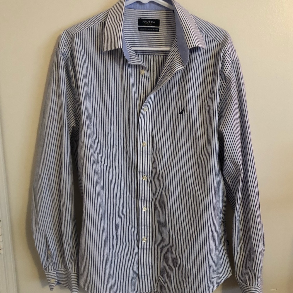 nautica men’s dress shirt